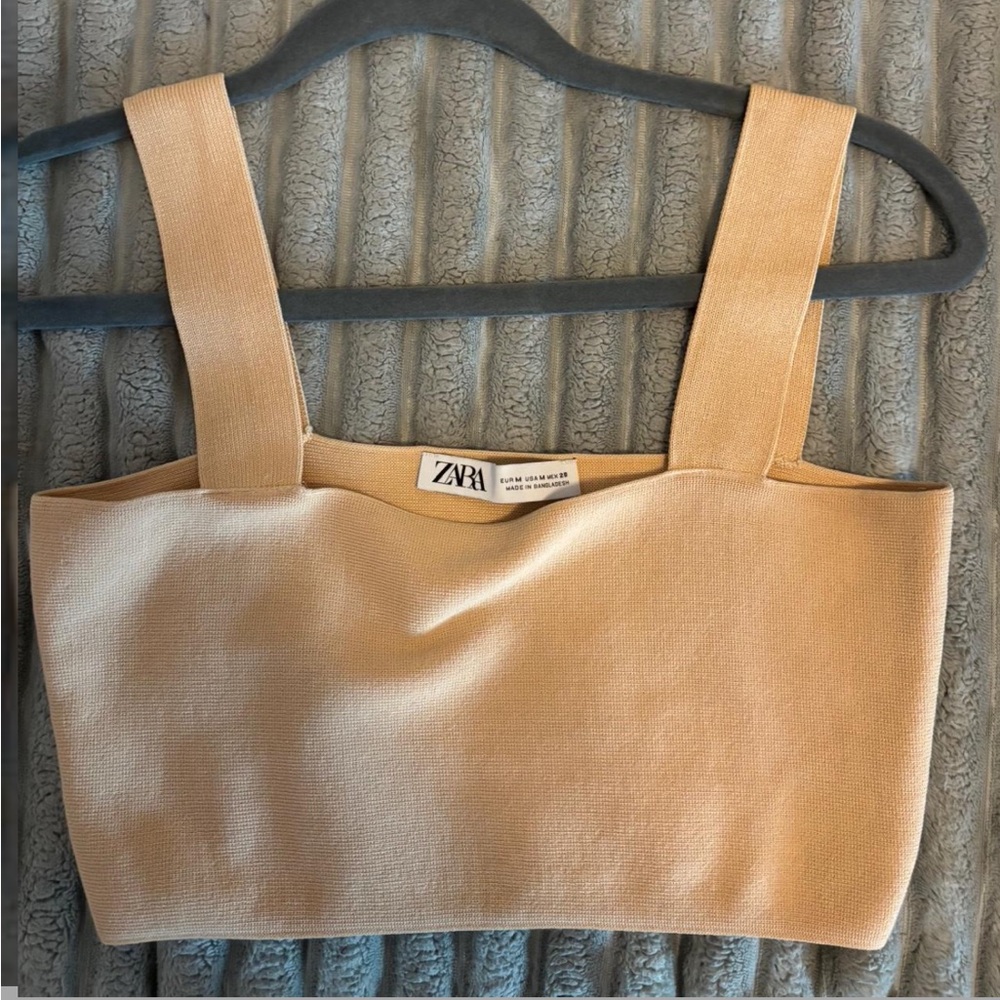 ZARA Women's Tan Tank Top